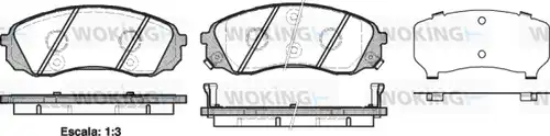 накладки WOKING P13913.02