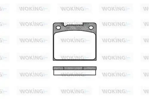 накладки WOKING P1393.30