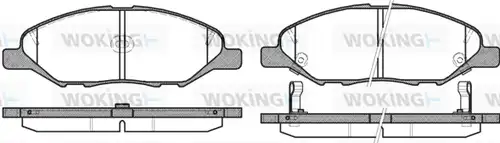 накладки WOKING P13933.02