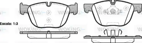 накладки WOKING P13973.00