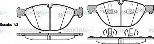 накладки WOKING P13983.00