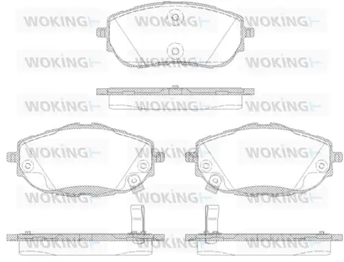 накладки WOKING P14613.02