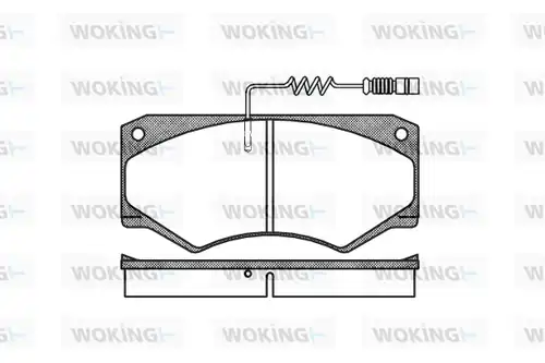 накладки WOKING P1473.14