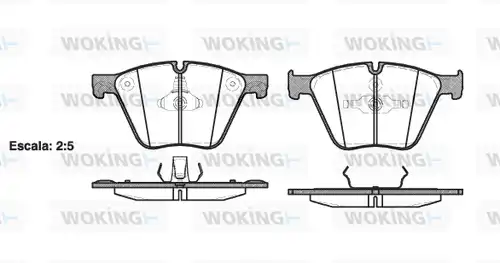 накладки WOKING P15193.00