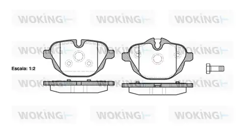 накладки WOKING P15213.00