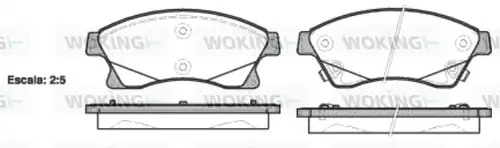 накладки WOKING P15313.12