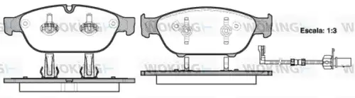 накладки WOKING P15413.02