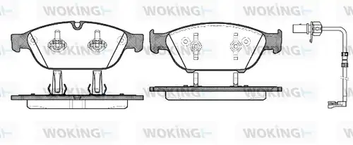 накладки WOKING P15413.12