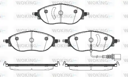 накладки WOKING P15703.01