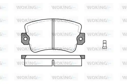 накладки WOKING P1613.02