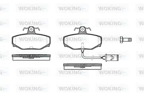 накладки WOKING P2043.02