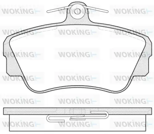 накладки WOKING P2093.00