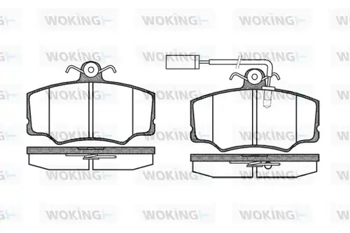 накладки WOKING P2123.02