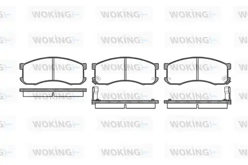 накладки WOKING P2133.02