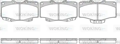 накладки WOKING P2153.04