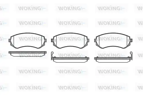 накладки WOKING P2173.12