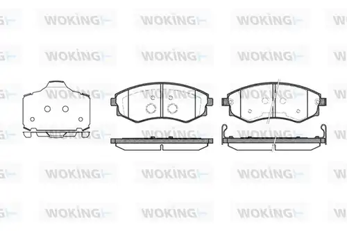 накладки WOKING P2183.03