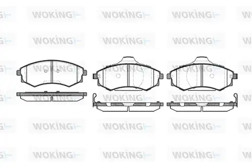 накладки WOKING P2183.05