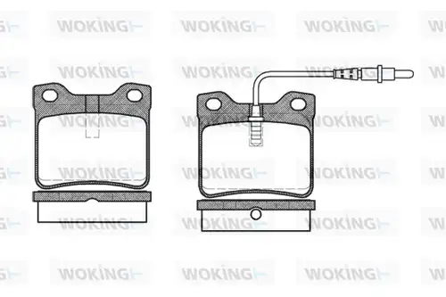 накладки WOKING P2213.02