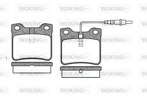 накладки WOKING P2213.22