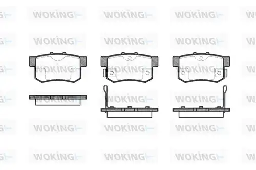 накладки WOKING P2253.02