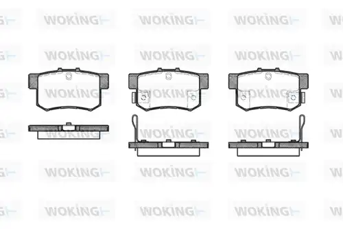 накладки WOKING P2253.22