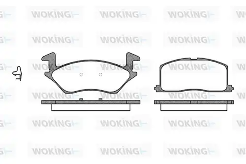 накладки WOKING P2323.02