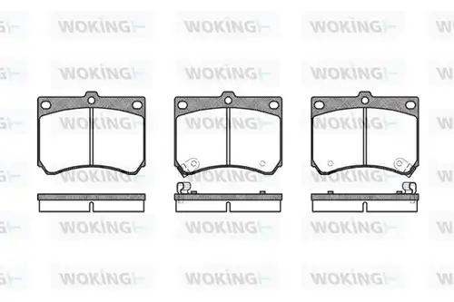 накладки WOKING P2333.02