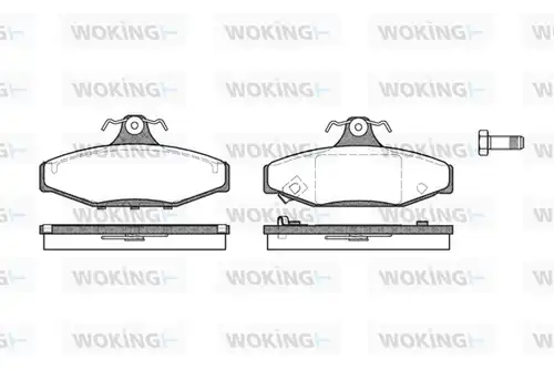 накладки WOKING P2353.12