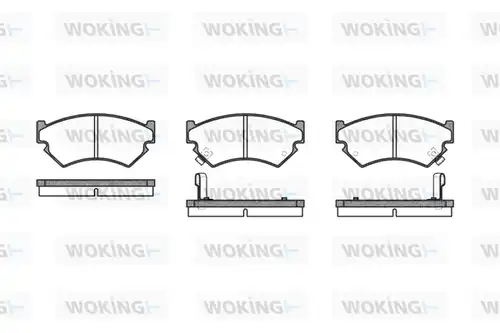 накладки WOKING P2403.02