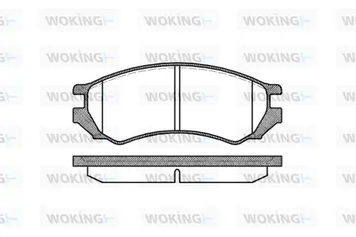 накладки WOKING P2443.00