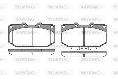 накладки WOKING P2483.02