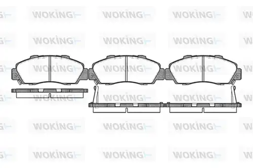 накладки WOKING P2513.02