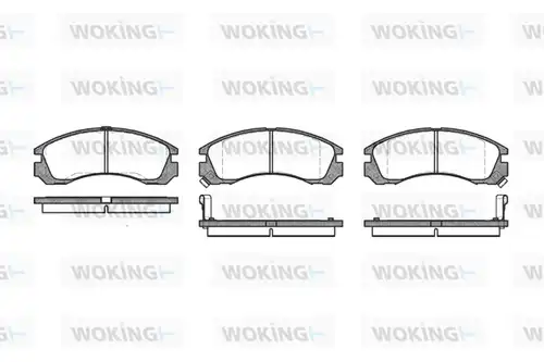 накладки WOKING P2543.02