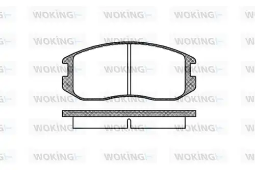 накладки WOKING P2573.00