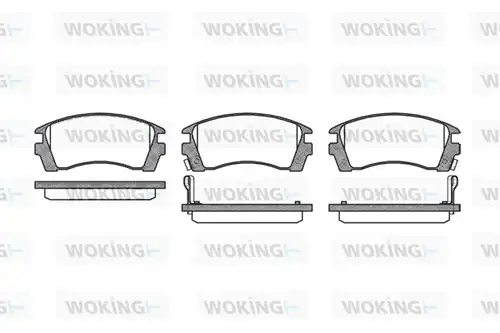 накладки WOKING P2633.02