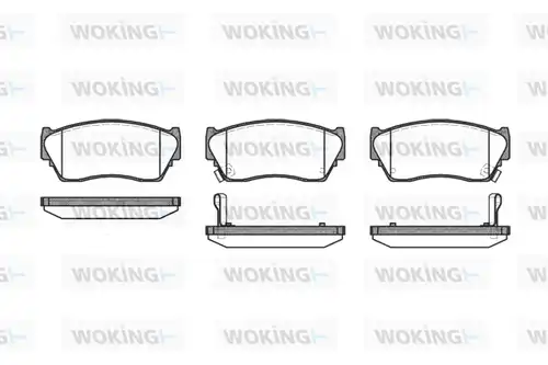 накладки WOKING P2643.02