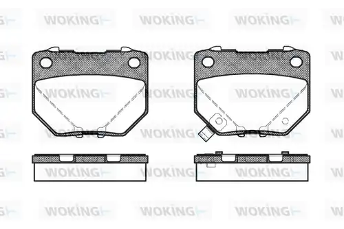 накладки WOKING P2653.21