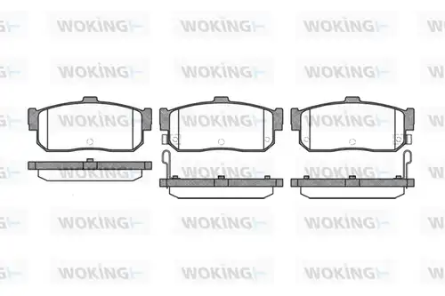 накладки WOKING P2663.22