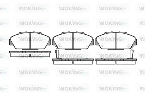 накладки WOKING P2713.02