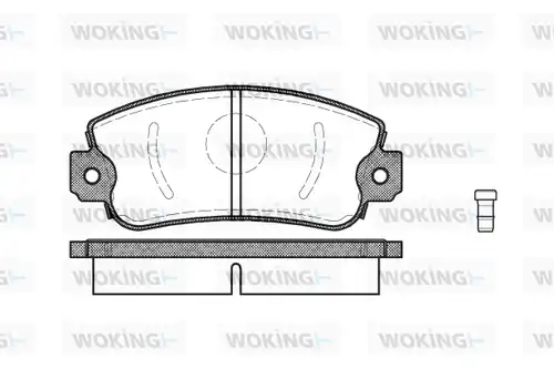 накладки WOKING P2723.02