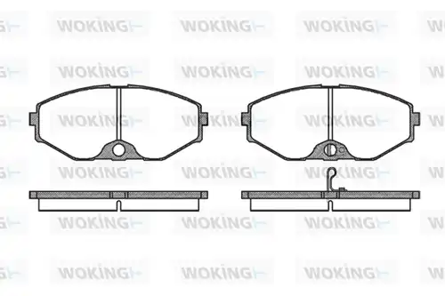 накладки WOKING P2753.02