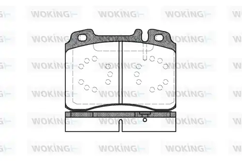 накладки WOKING P2793.20