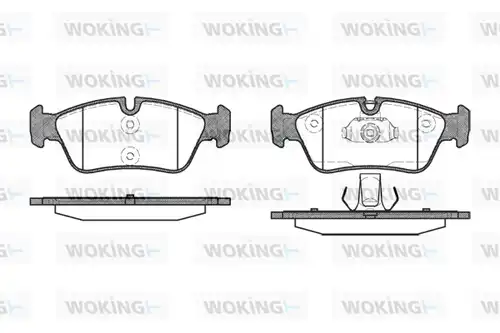 накладки WOKING P2843.40