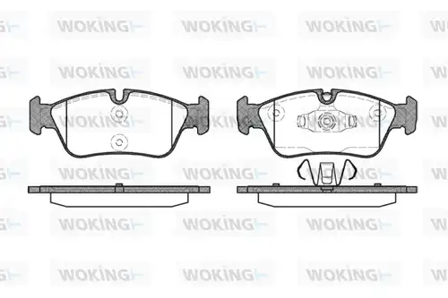 накладки WOKING P2843.60