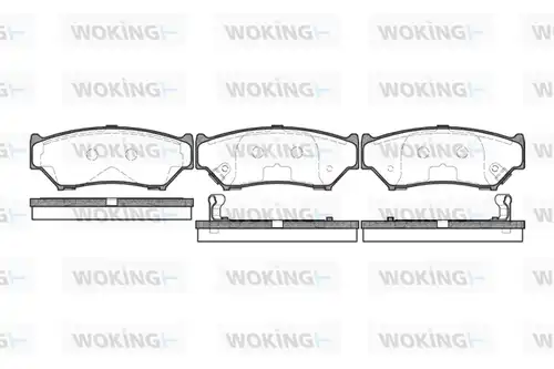 накладки WOKING P2893.12