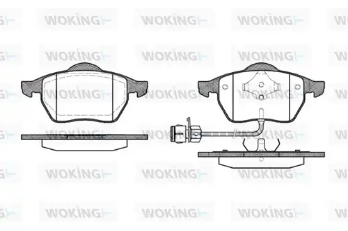 накладки WOKING P2903.02