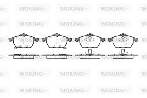 накладки WOKING P2903.32