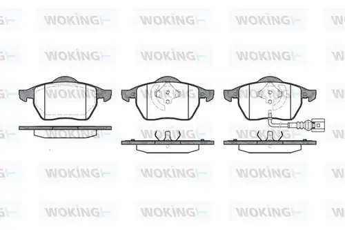 накладки WOKING P2903.41