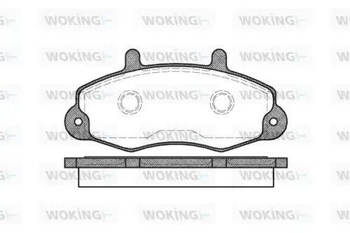 накладки WOKING P2913.00